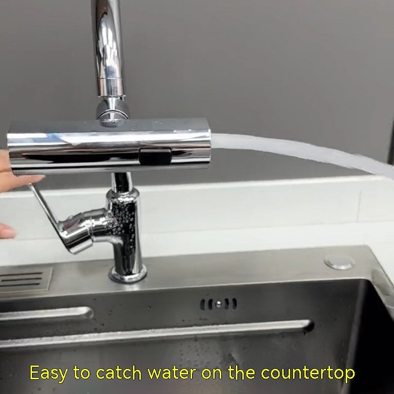 AquaLuxe - Premium 360º Waterfall Faucet Attachment