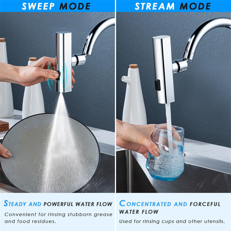 AquaLuxe - Premium 360º Waterfall Faucet Attachment